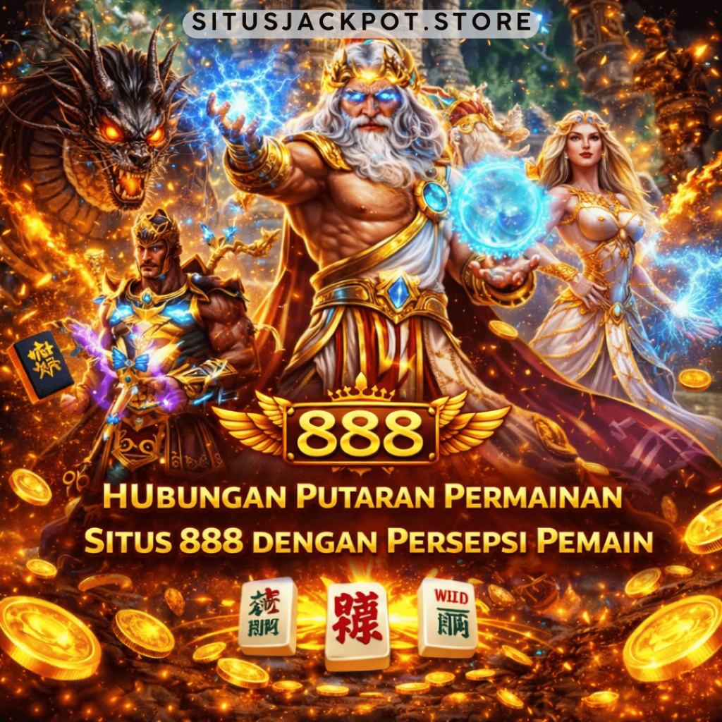 Hubungan Putaran Permainan Situs 888 dengan Persepsi Pemain